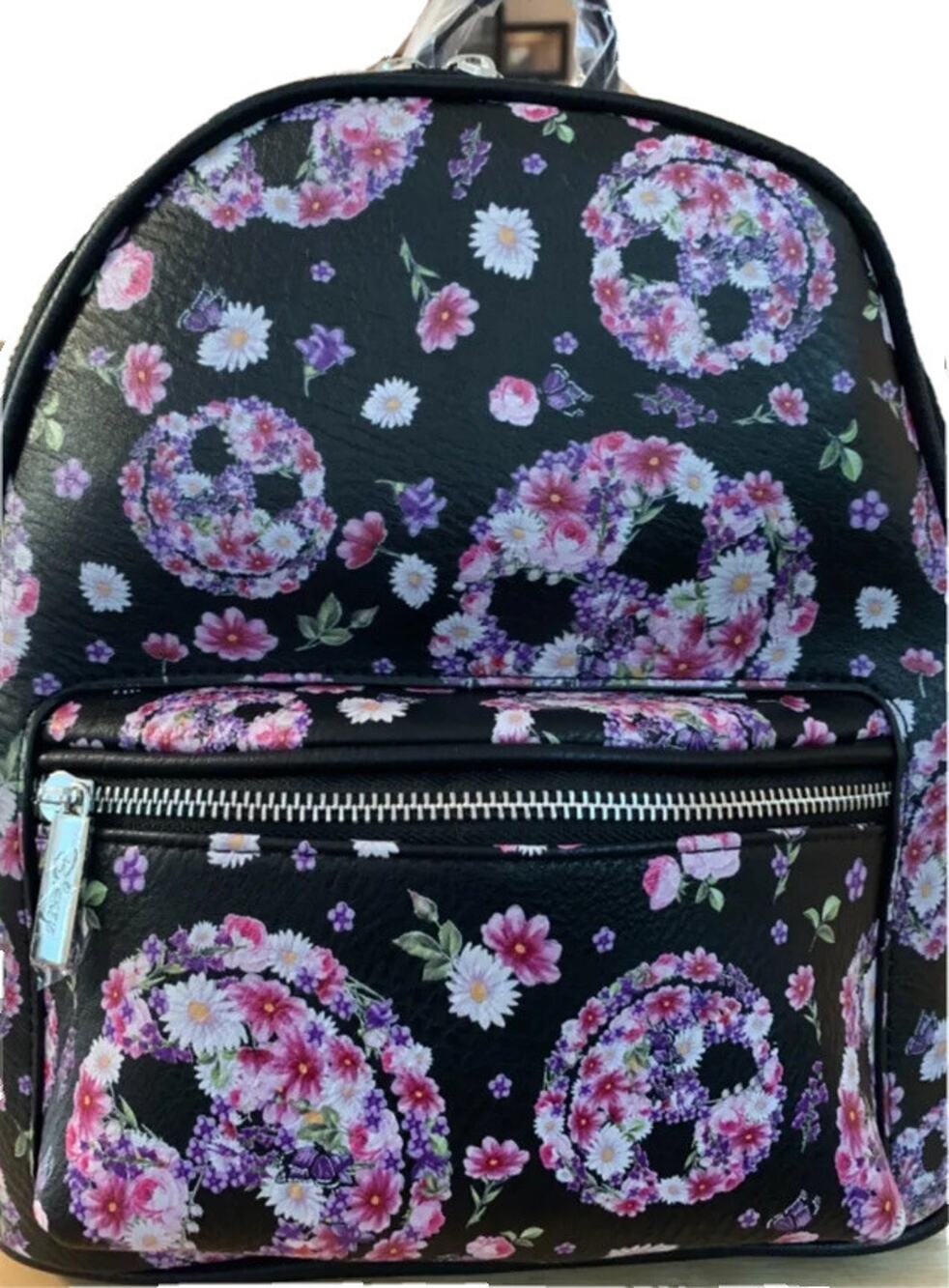 Disney Danielle Nicole Mini Backpack Jack Skellington Floral Nightmare
